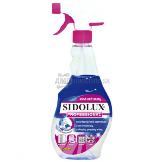 Sidolux Professional dvojfázový univerzálny čistič, sprej 500 ml