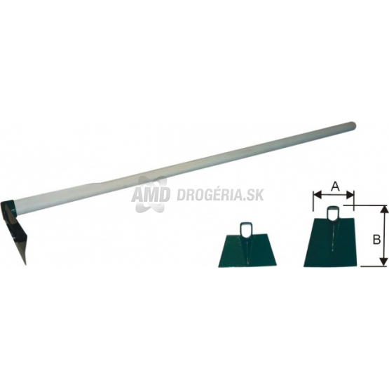 Baupro Motyka plochá široká 160 mm s násadou 1200 mm