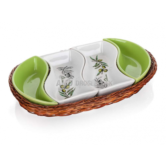 MISA V KOŠÍKU OLIVA 4D 30,5 CM