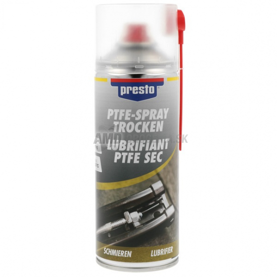 Presto PTFE suchý teflónový mazací sprej, 400 ml