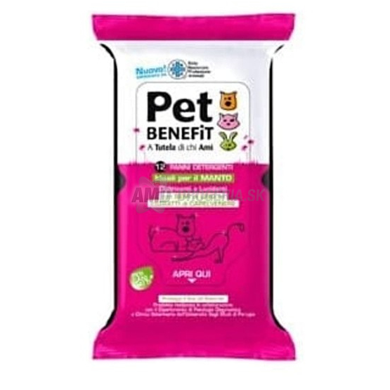 PET VLHČENÉ UTIERKY NA SRSŤ A LABKY 12 KS