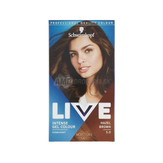 SCHWARZKOPF LIVE INTENSE GEL COLOUR HAZEL BROWN 5.0