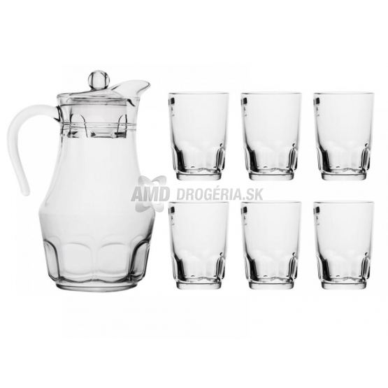 DŽBÁN 1,8 L + 6 X POHÁR 270 ML