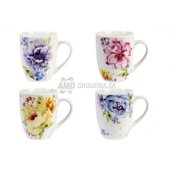 HRNČEK PORCELÁNOVÝ VIOLA MIX VZOROV 380 ML