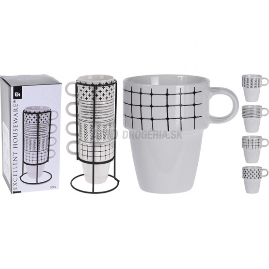 HRNČEK V STOJANE 320 ML SADA 4 KS