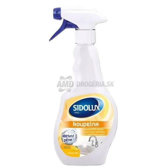 Sidolux Profi Kúpeľňa aktívna pena, citrónová vôňa, 500 ml