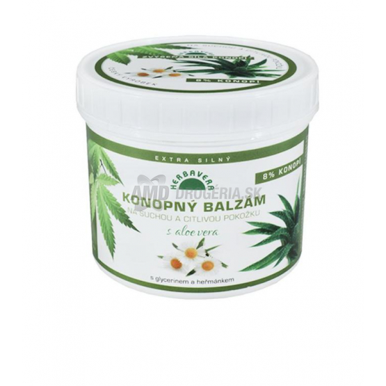 HERBAVERA KONOPNÝ BALZAM S ALOE VERA 500 ML