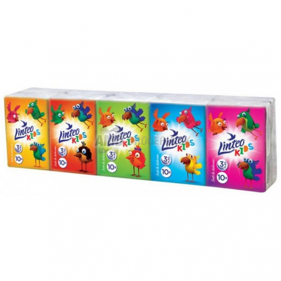 LINTEO VRECKOVKY KIDS 3 VRSTVOVÉ 10 X 10 KS
