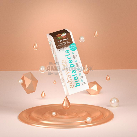 BIELA PERLA ZUBNÁ PASTA COCONUT 75 ML