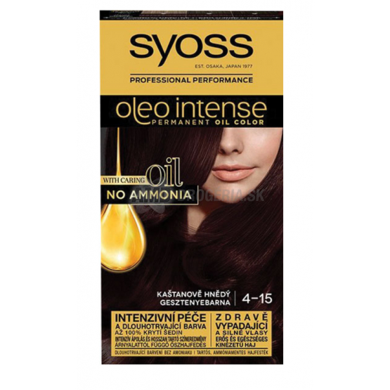 SYOSS OLEO INTENSE GAŠTANOVO HNEDÝ 4-15