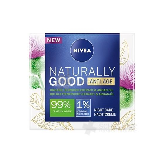NIVEA NATURALLY GOOD ANTI-AGE NOČNÝ 50 ML