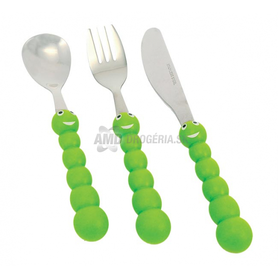 3-DIELNA SADA DETSKÝ PRÍBOR CATERPILLAR