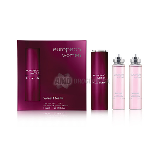 KAZETA EDP EUROPEAN WOMEN 3 X 20 ML