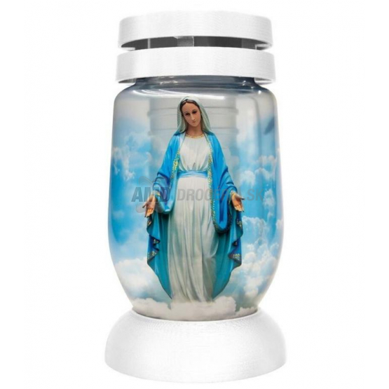 Bolsius Sklenený kahanec S02 3D Madona, 22 cm, 1 ks