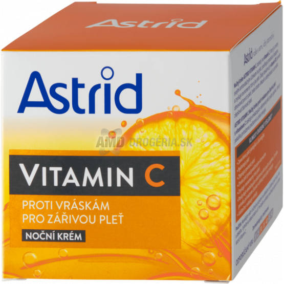 ASTRID KRÉM NOČNÝ VITAMÍN C PROTI VRÁSKAM 50 ML