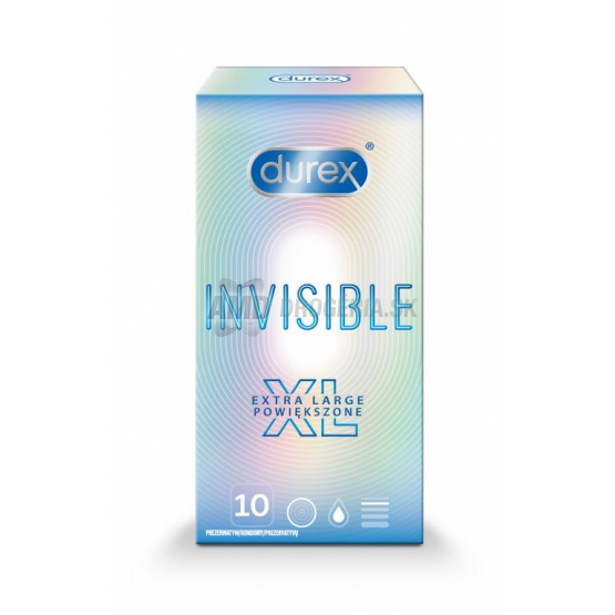 DUREX INVISIBLE EXTRA LARGE 10KS 