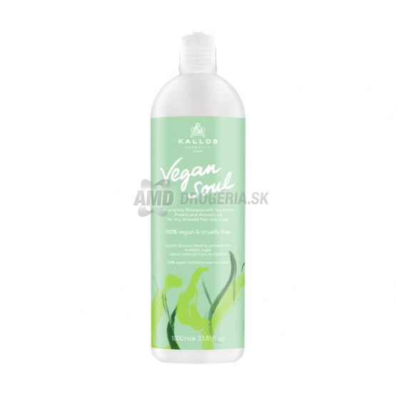 KALLOS ŠAMPÓN VEGAN SOUL AVOCADO 1L