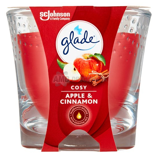 GLADE SVIEČKA  APPLE  & CINNAMON 129G