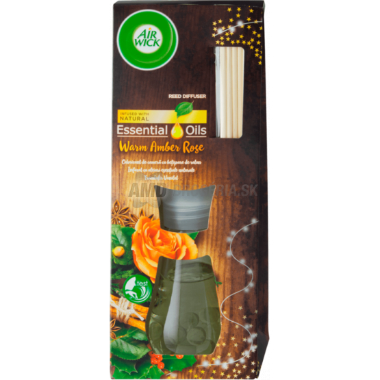 AIR WICK VONNÉ TYČINKY JANTÁROVÁ RUŽA 30 ML