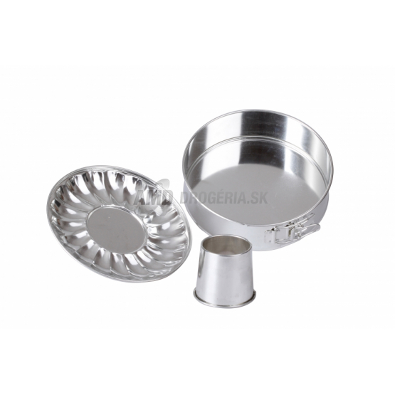 FORMA TORTOVÁ S ROVNÝM A BÁBOVKOVÝM DNOM 24 CM