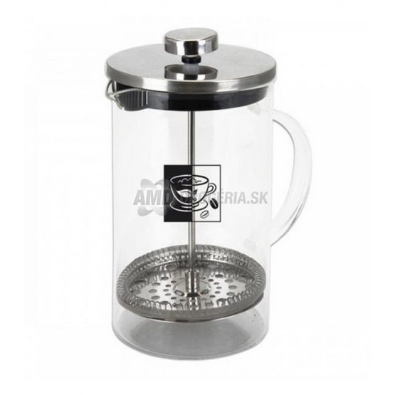 KANVICA NA KÁVU A ČAJ 600ML SITKO + PIEST,  NEREZ