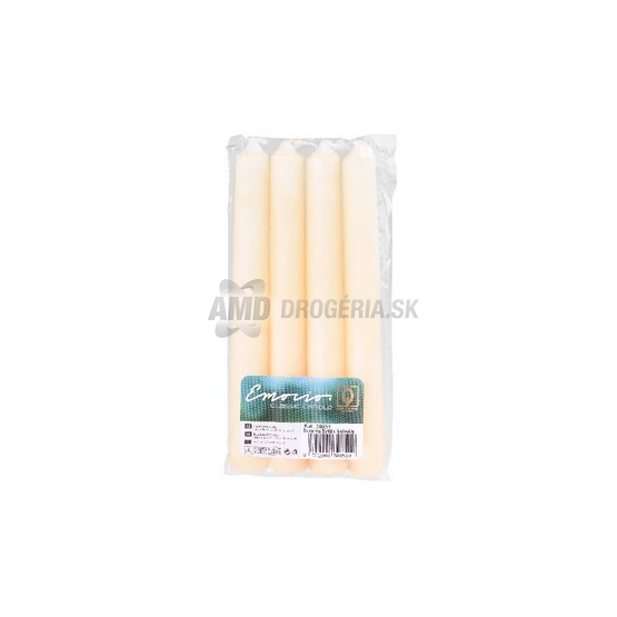 SVIEČKA SLONOVINOVÁ KOSŤ 20 X 160 MM 4 KS