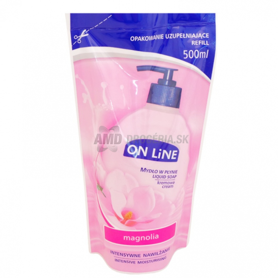 ON LINE TEKUTÉ MYDLO MAGNÓLIA NÁHRADNÁ NÁPLŇ 500 ML