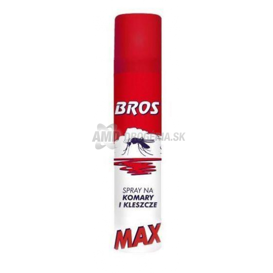 BROS MAX SPREJ PROTI KOMÁROM A KLIEŠŤOM 90 ML