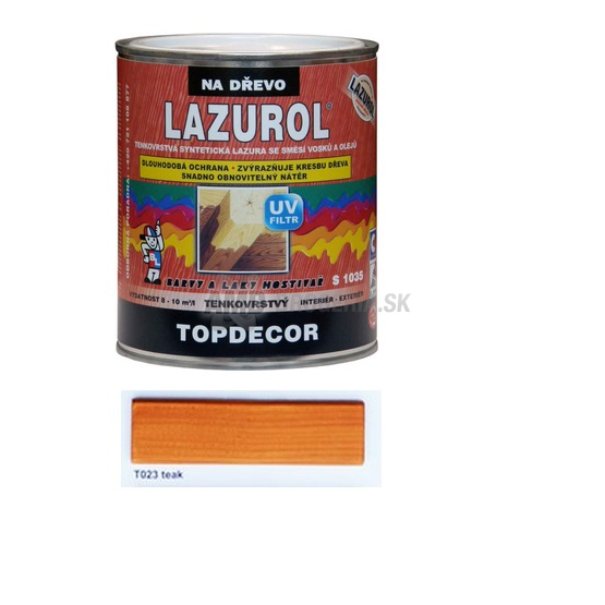 LAZUROL TOPDECOR TEAK 2,5L T023