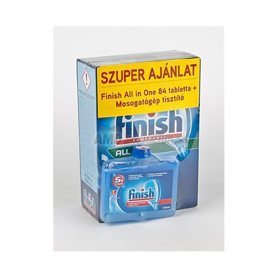 FINISH TABLETY ALL IN 1 84 KS + ČISTIČ UMÝVAČKY