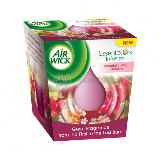 AIR WICK SVIEČKA ESENTIAL OIL MOUTAIN BERRY 105 G