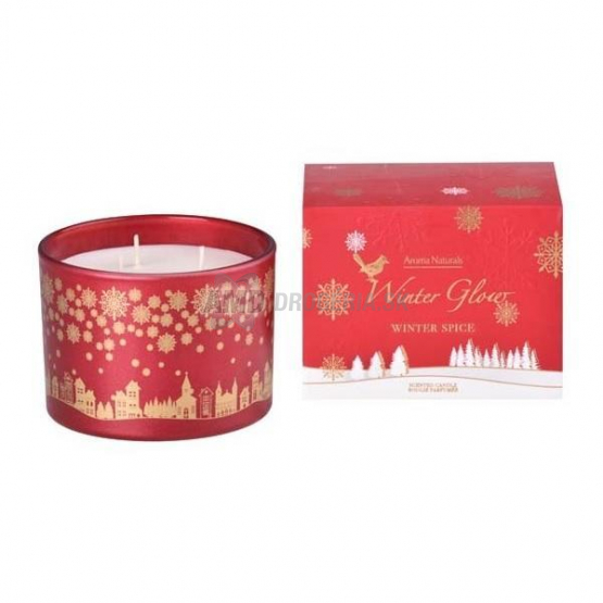 SVIEČKA VONNÁ V SKLE 3 KNÔTY 110 X 80 MM