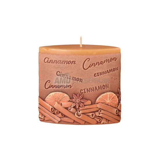 SVIEČKA ELIPSA VONNÁ ŠKORICA 110 X 45 X 110 MM