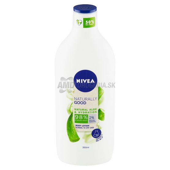 NIVEA TELOVÉ MLIEKO NATURALLY GOOD ALOE 350 ML