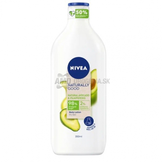 NIVEA TELOVÉ MLIEKO NATURALLY GOOD AVOCADO 350 ML