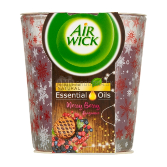 AIR WICK SVIEČKA ESENTIAL OIL WINTER BERRY 105G