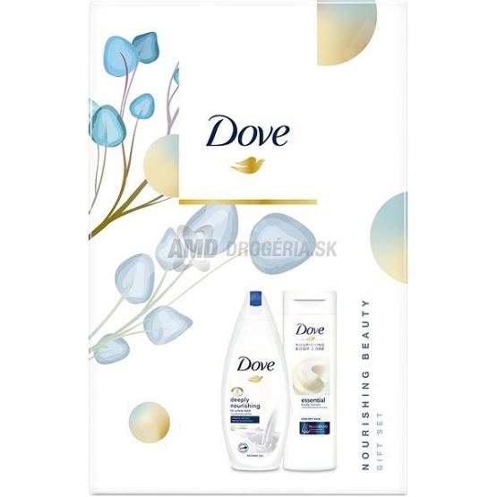 KAZETA DOVE  ORIGINAL SPRCHOVÝ GÉL + TELOVÉ MLIEKO X20