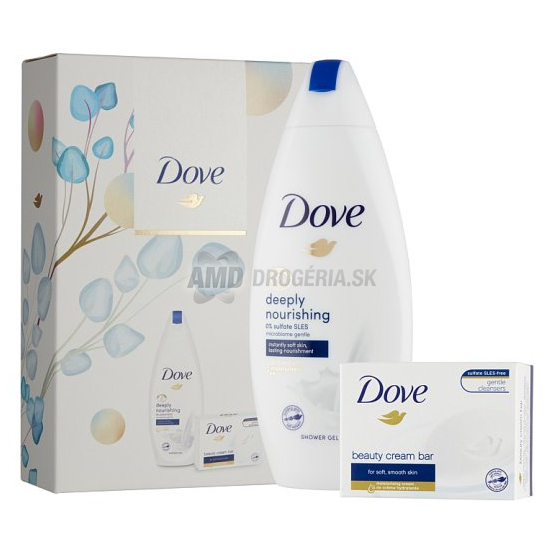 KAZETA DOVE  ORIGINAL SPRCHOVÝ GÉL + TUHÉ MYDLO X20