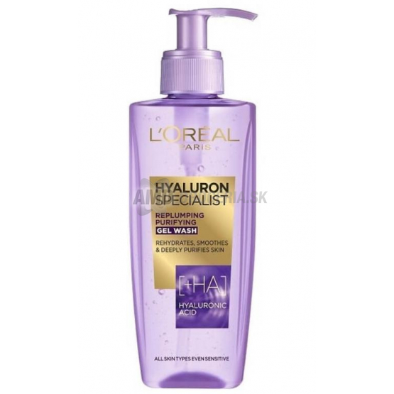 LOREAL VYPLŇUJÚCI ČISTIACI GÉL HYALURON SPECIALIST 200 ML