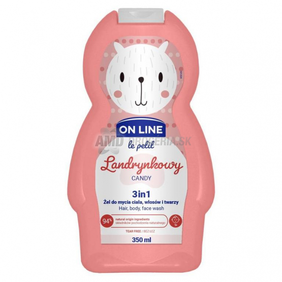 ON LINE SPRCHOVÝ GÉL DETSKÝ CANDY 350 ML