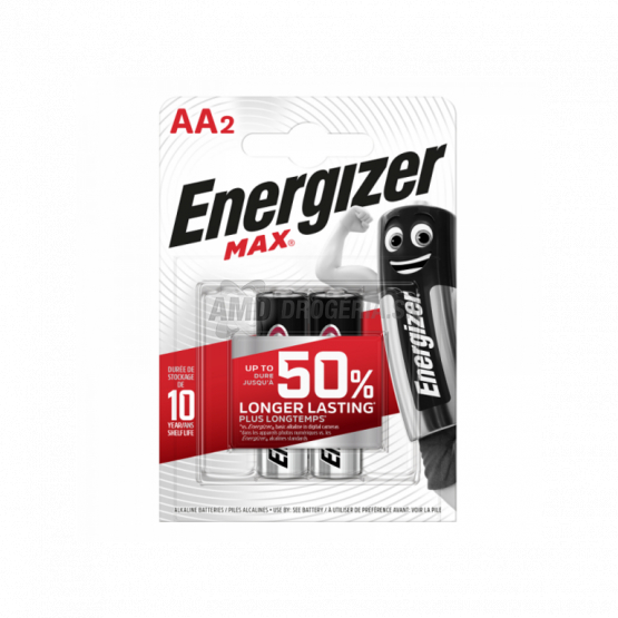 ENERGIZER MAX ALKALINE AA LR6 2 KS