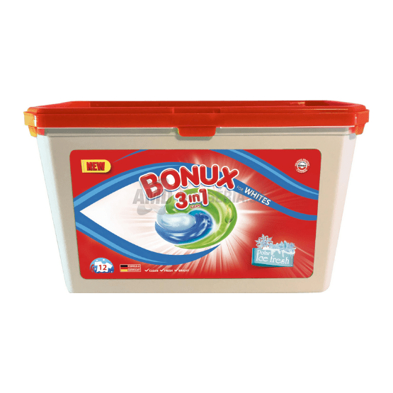BONUX WHITE ICE FRESH KAPSULY 12 KS