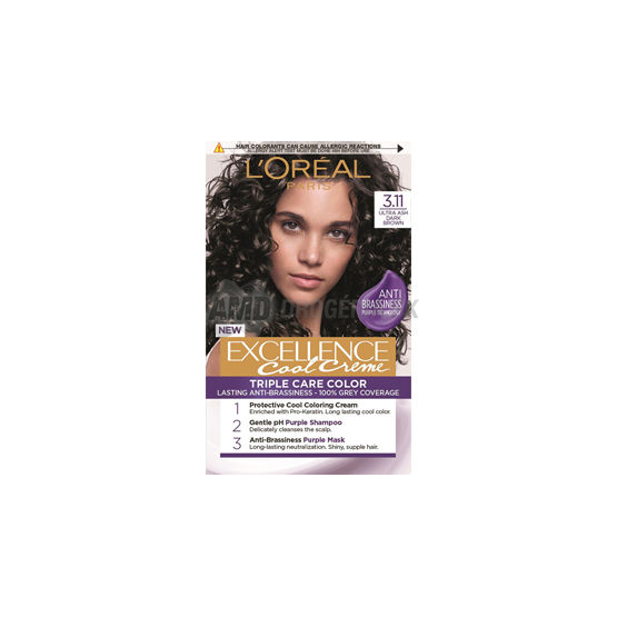LOREAL EXCELLENCE COOL CREME 3.11 TMAVÁ HNEDÁ