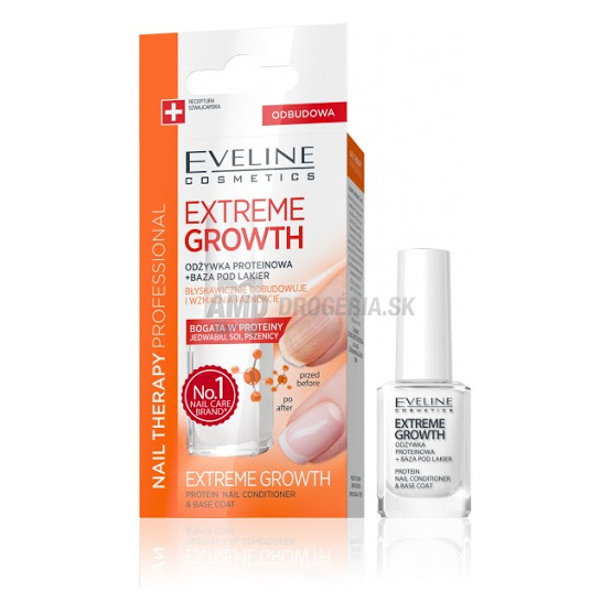 EVELINE LAK NA NECHTY PRE EXTRÉMNY RAST S PROTEÍNOM 12 ML