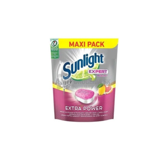 SUNLIGHT TABLETY DO ÚMYVAČKY 40 KS ALL IN ONE EXPERT LEMON