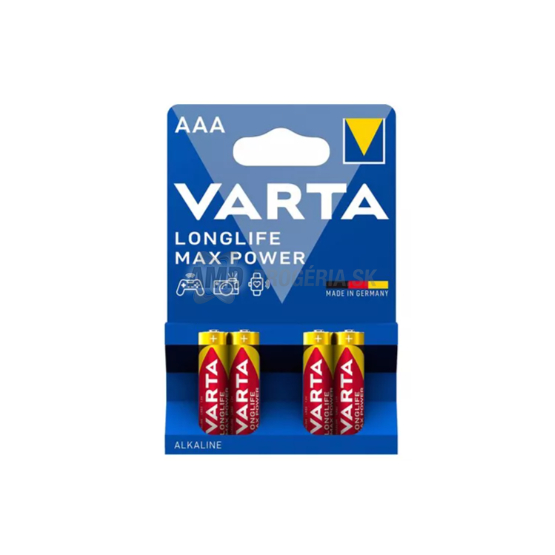 VARTA LONGLIFE MAX POWER ALKALINE LR3 4 KS 