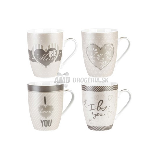 HRNČEK PORCELÁNOVÝ MAGNETIC MIX VZOROV 360 ML 1 KS