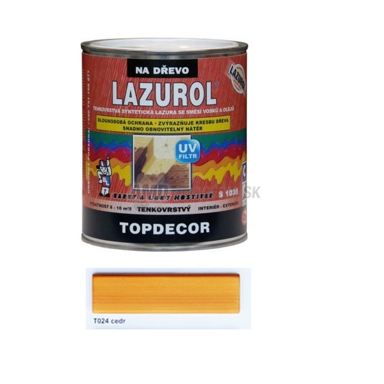 LAZUROL TOPDECOR CEDER 2,5L T024