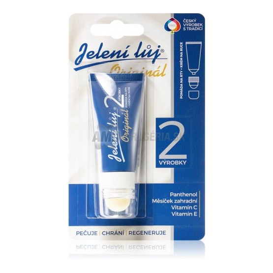 JELENÍ LOJ 2 V 1 BALZAM NA PERY A KRÉM NA RUKY