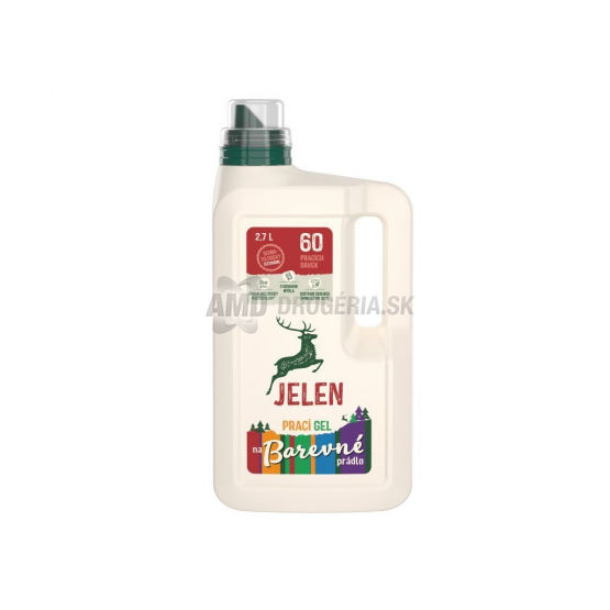 Jelen Prací gél na farebnú bielizeň, 2,7 l (60 praní)